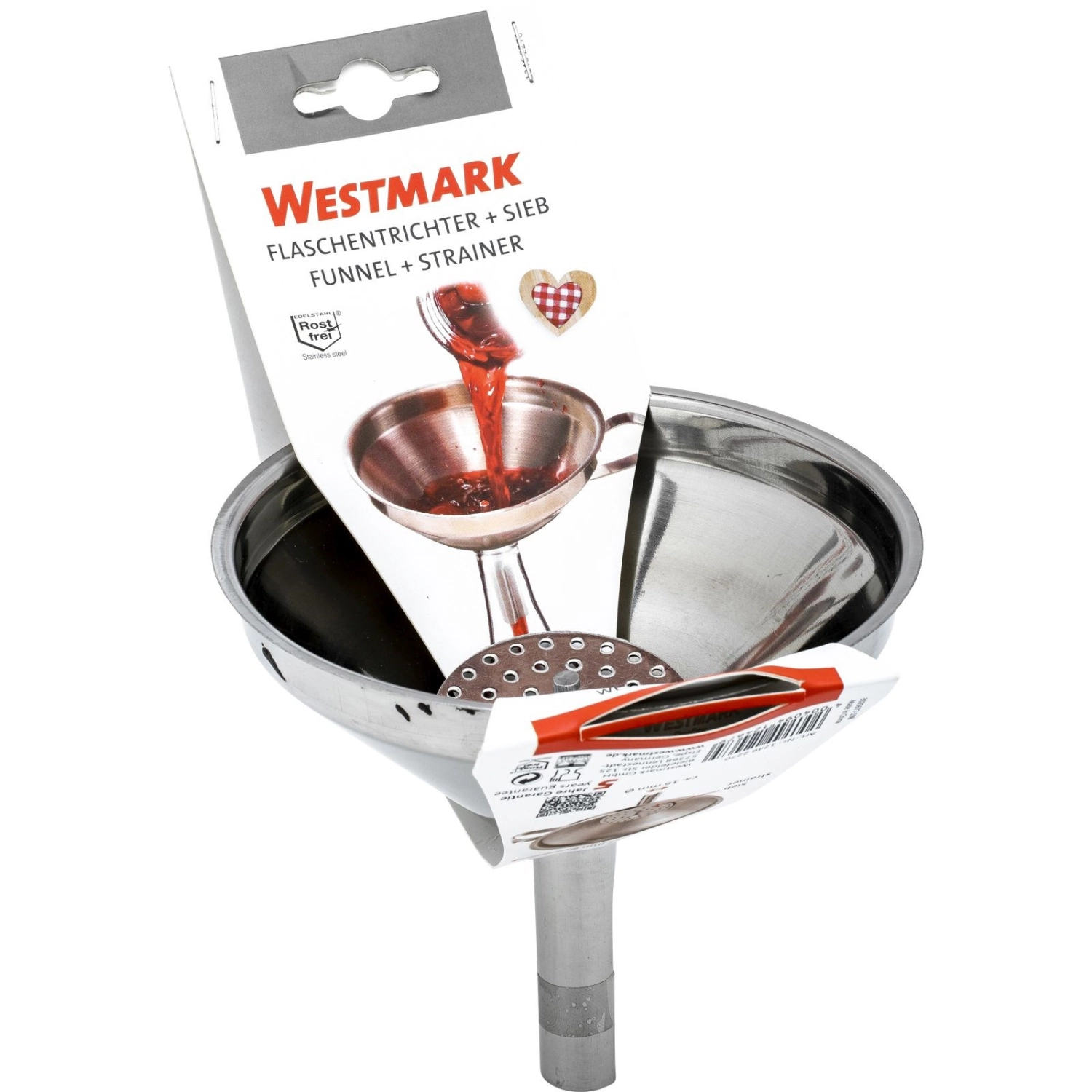 Westmark Flaschentrichter mit Sieb3