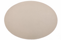 Ziczac Tischset TOGO oval, taupe