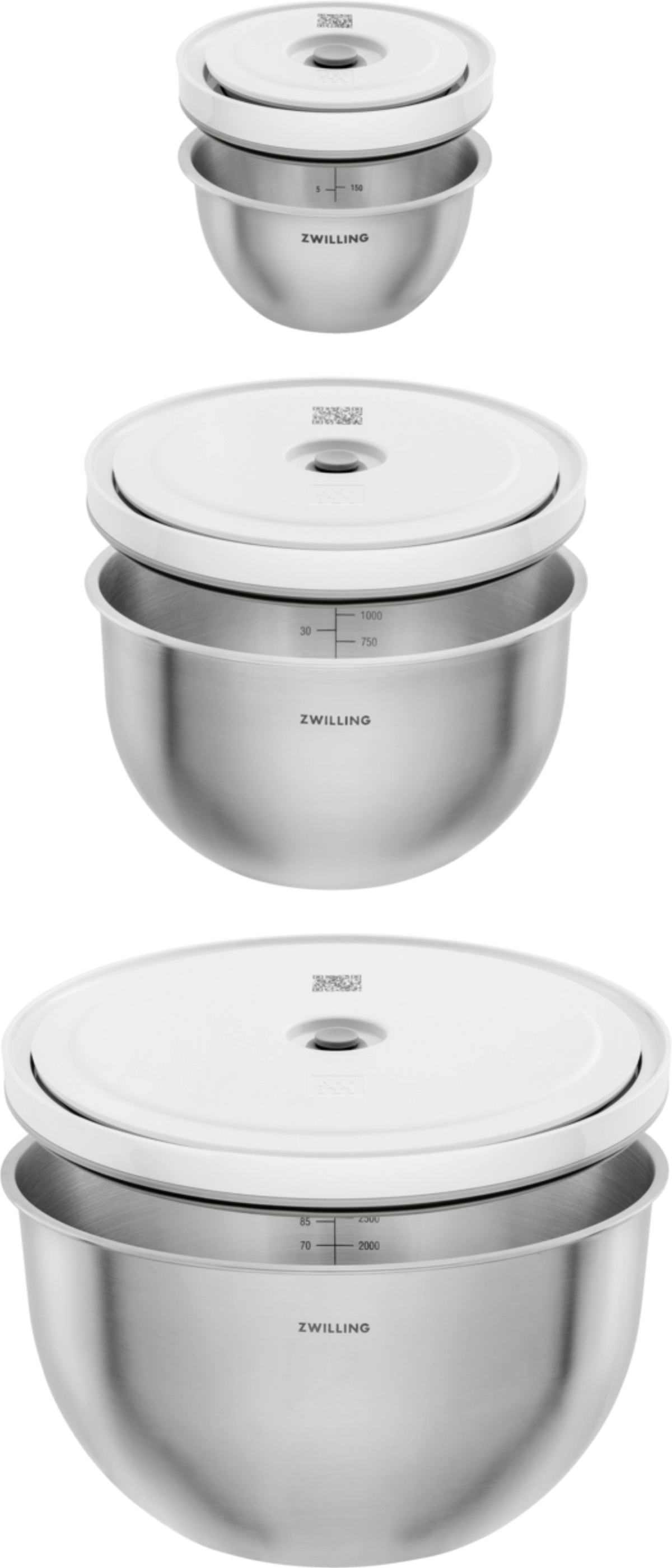 Zwilling 6tlg. Fresh & Save Bowls Vakuumschüssel Set1