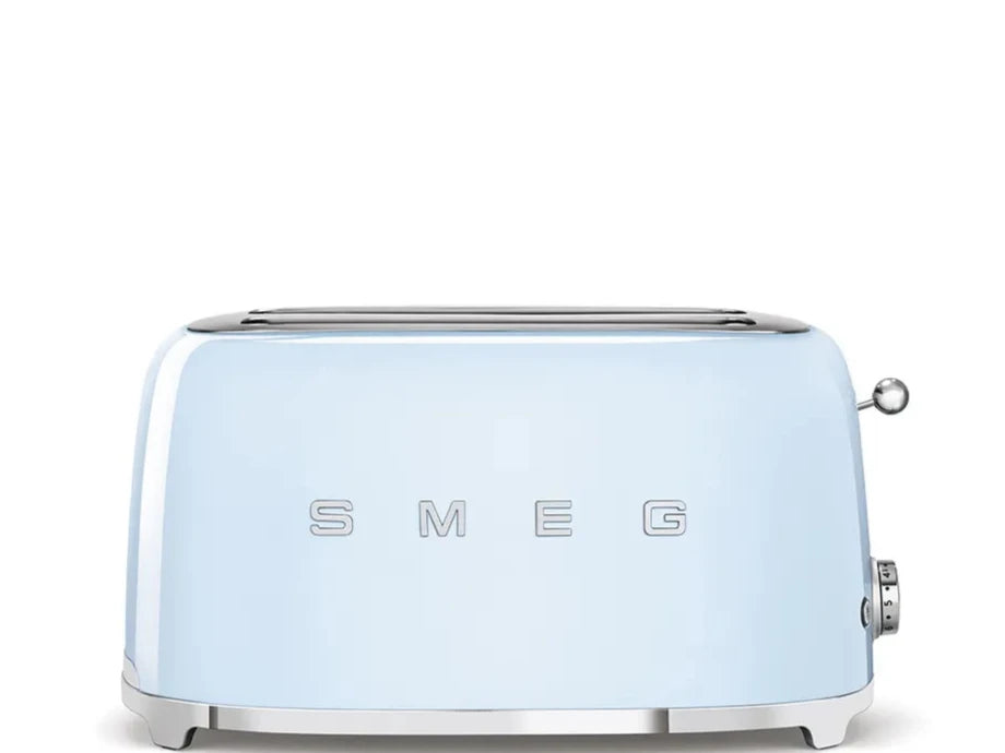 SMEG Toaster 50's Style TSF02PBEU Pastellblau Toaster mit extralangen Schlitzen