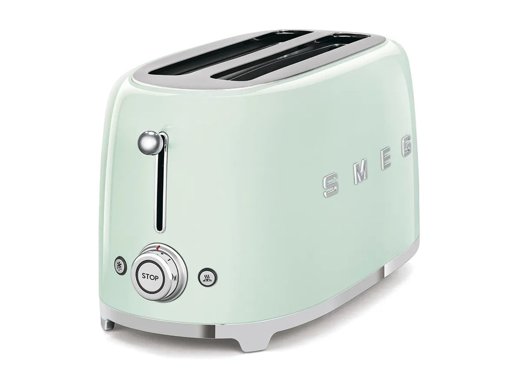 SMEG Toaster 50's Style TSF02PGEU Pastelgrün Toaster mit extralangen Schlitzen