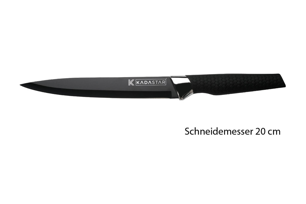 KADASTAR Messer-Set “Premium Black”, 6-teilig