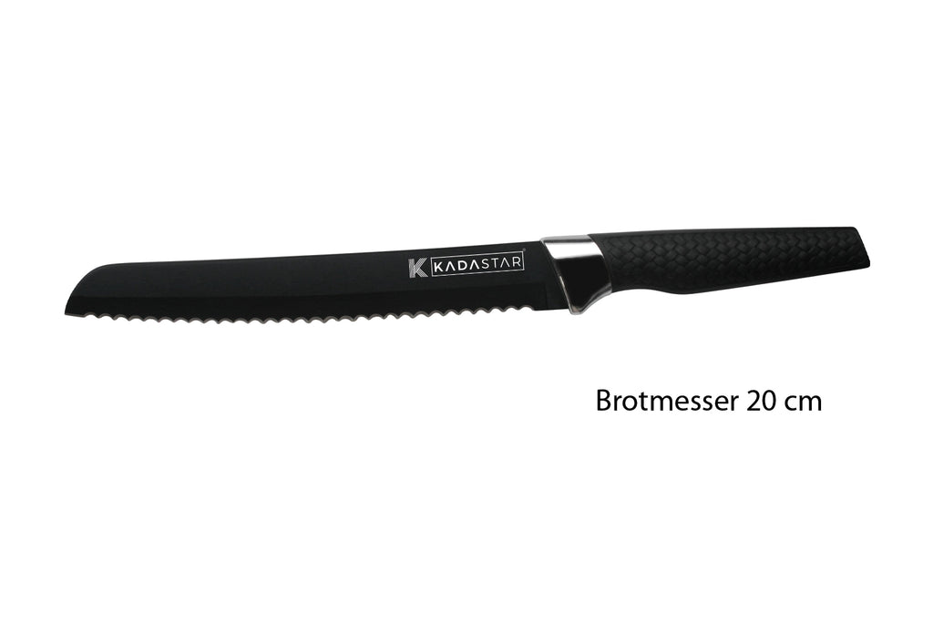 KADASTAR Messer-Set “Premium Black”, 6-teilig