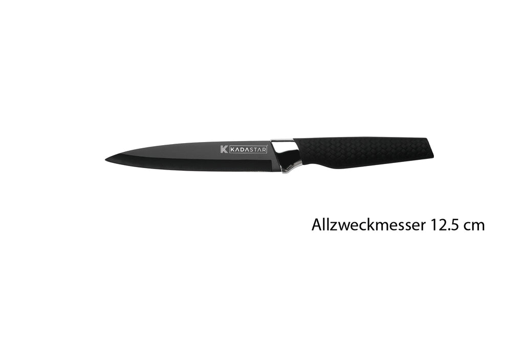 KADASTAR Messer-Set “Premium Black”, 6-teilig