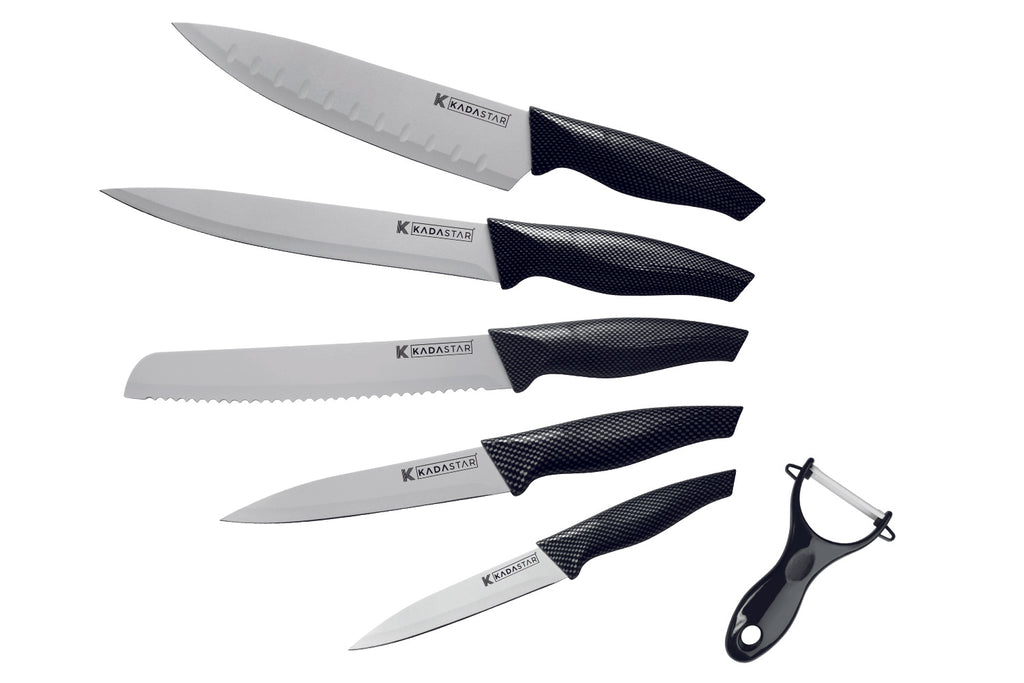 KADASTAR Messer-Set “Premium White”, 6-teilig