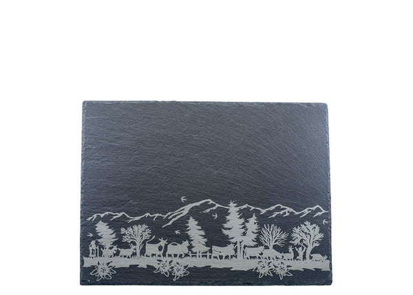 KADASTAR Schieferplatte “Alpaufzug”, 30 x 20 cm