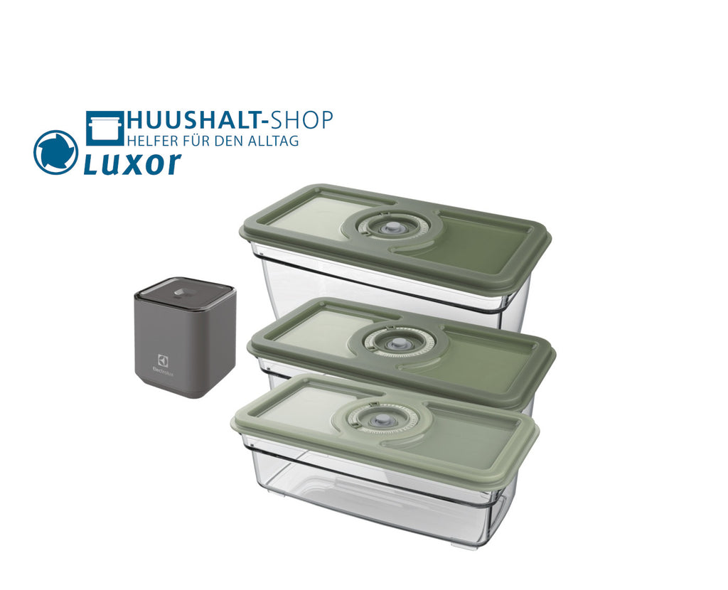 Electrolux EVFK1+ Vielseitige Vakuumpumpe mit 3 praktischen Lebensmittelbehältern