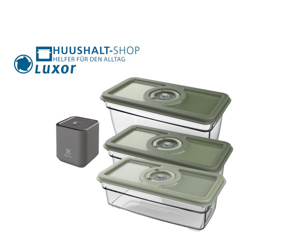 Electrolux EVFK1+ Vielseitige Vakuumpumpe mit 3 praktischen Lebensmittelbehältern