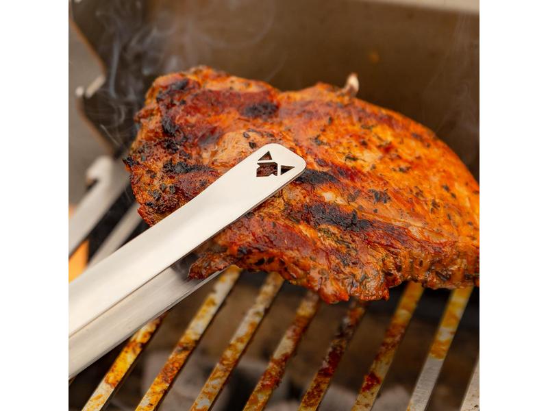 Fennek Grillzange klein aus Edelstahl 32cm