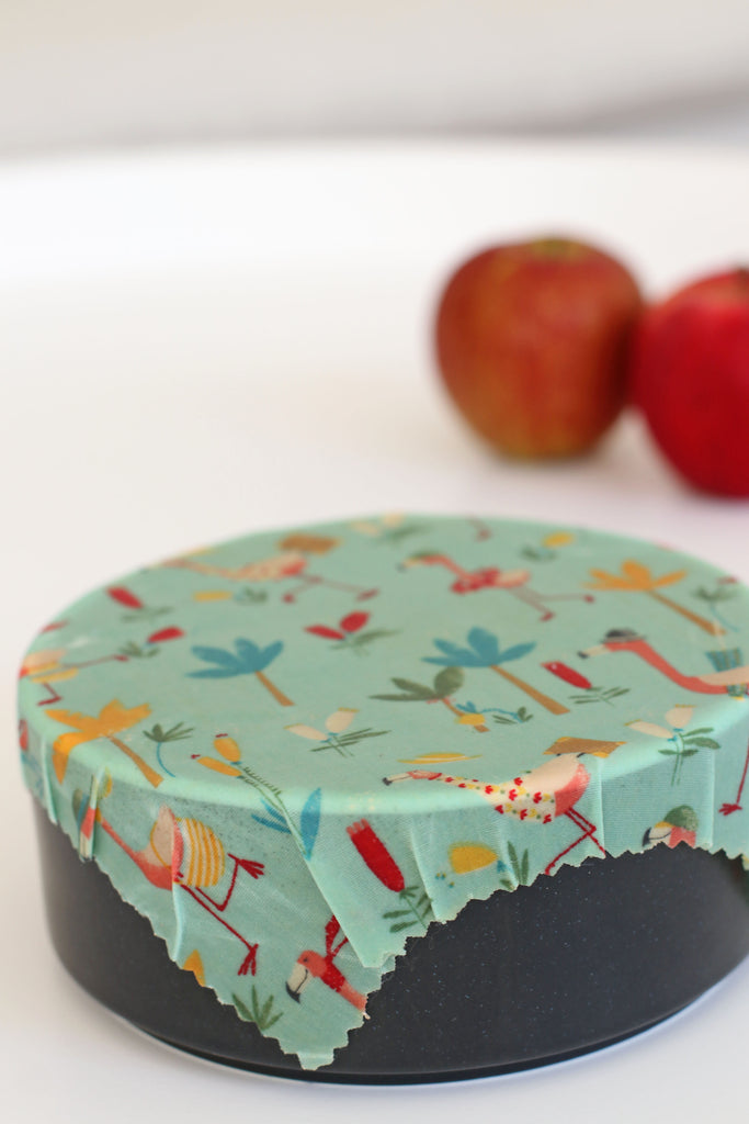 Planet Bee Bio Bienenwachstücher im 3er-Set "Flamingo"