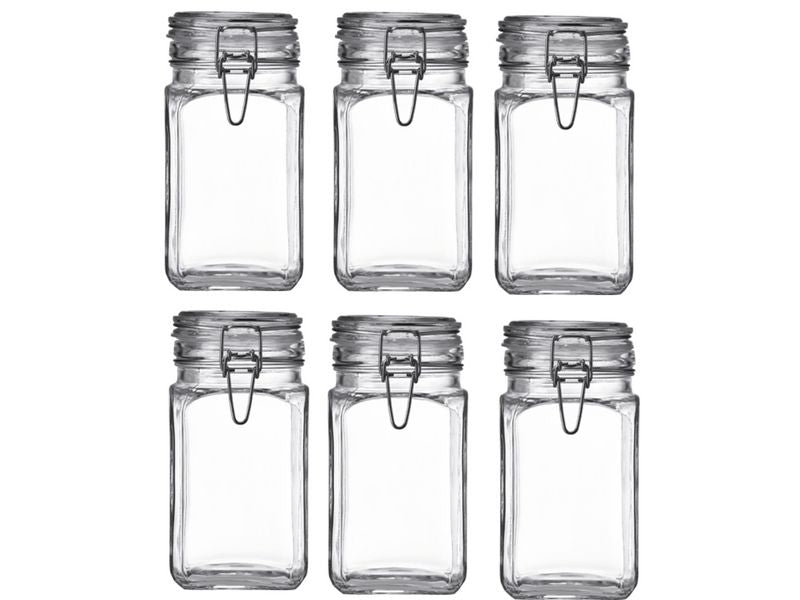 Montana Glas-Vorratsdose CUCINA 6 Stück, 1 l / Nr. 046875