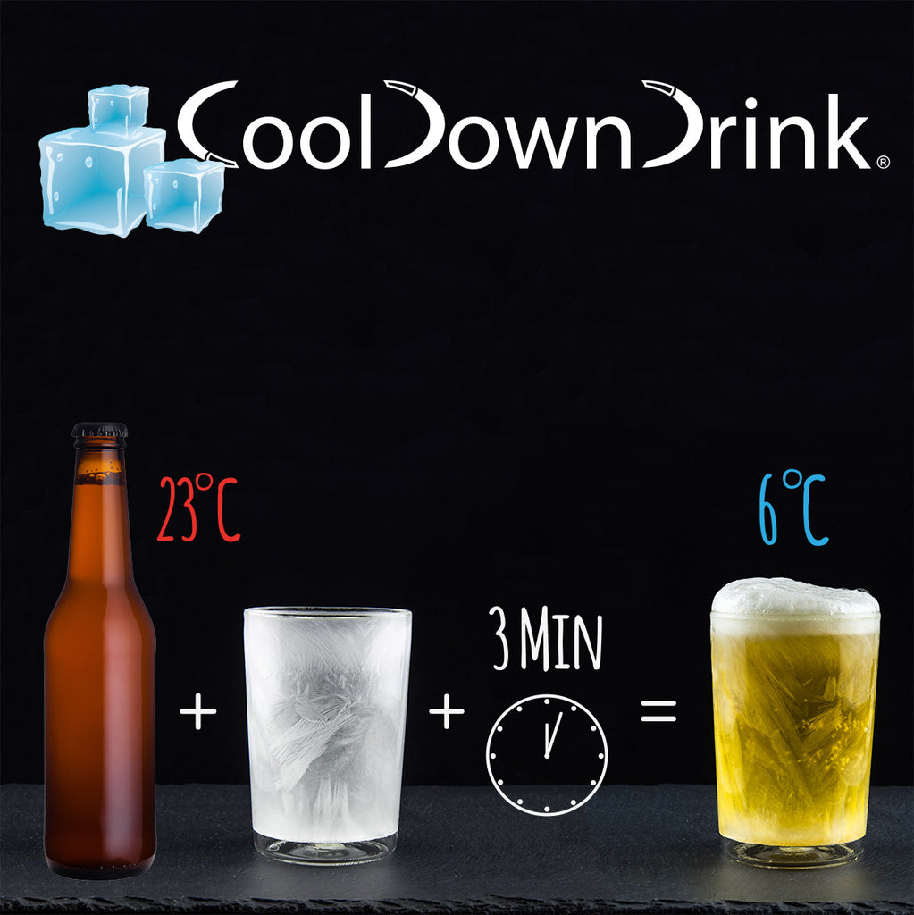 CoolDownDrink-Glas 280 ml Cocktailglas zum einfrieren (Cool02)