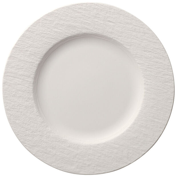 Villeroy & Boch Manufacture Rock Blanc Speiseteller im 6er Set
