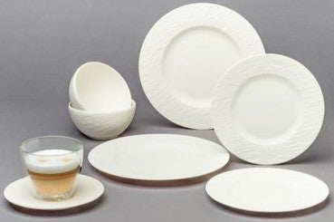 Villeroy & Boch Manufacture Rock Blanc Einsteiger Set / Starter Set 10tlg.