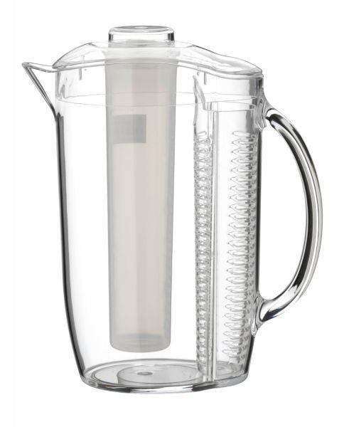 Wasserkaraffe Iced Fruit Infusion mit Eisfach und Früchtebehälter