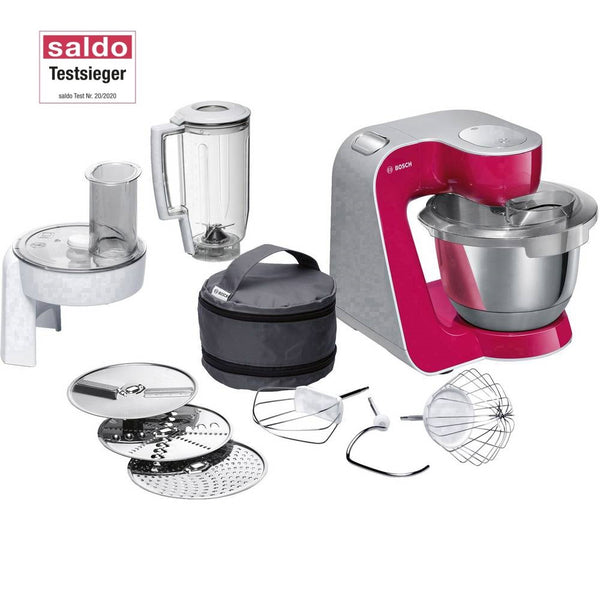 BOSCH Küchenmaschine MUM58420 Küchenmaschine 1000 W Red Diamond, Silber (matt) Neugeräte, Verpackung geöffnet!