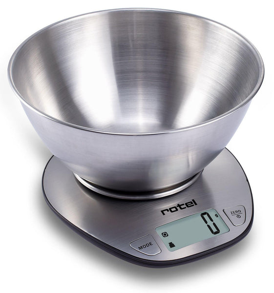 rotel Küchenwaage aus Edelstahl U490CH1