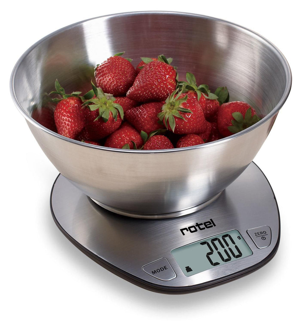 rotel Küchenwaage aus Edelstahl U490CH1