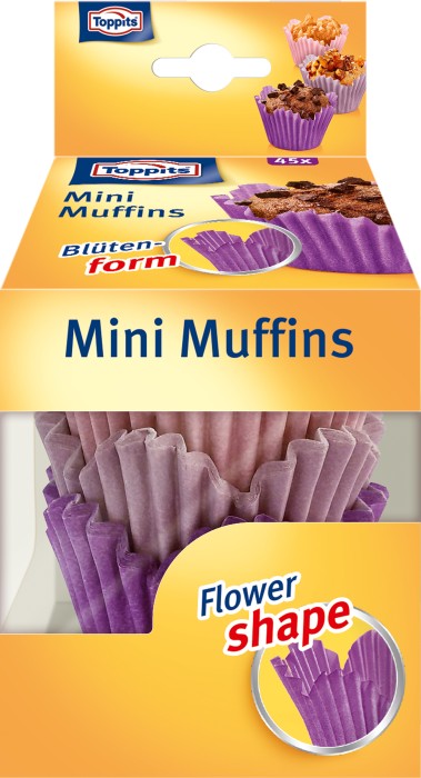 Toppits Mini Muffin-Backform 45 Stück