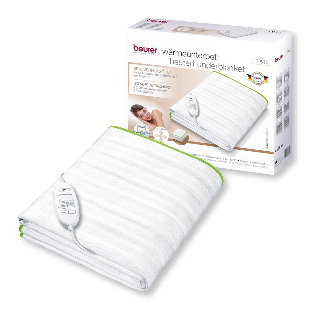 BEURER Heizdecke - Waermeunterbett Wellness TS 15