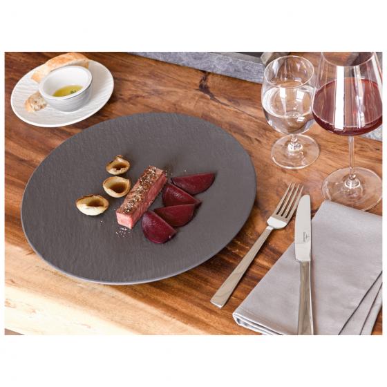 Villeroy & Boch Manufacture Rock Gourmet-/ Pizzateller 32cm