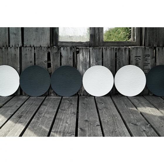 Villeroy & Boch Manufacture Rock blanc Gourmet-/ Pizzateller 32cm im 6er Set