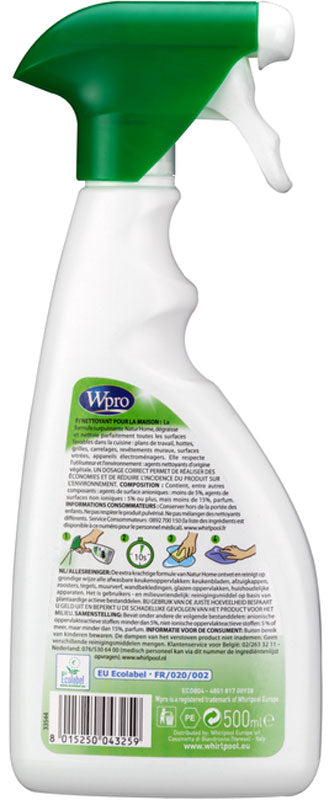 Umweltfreundlicher Mehrzweckreiniger Wpro 500 ml